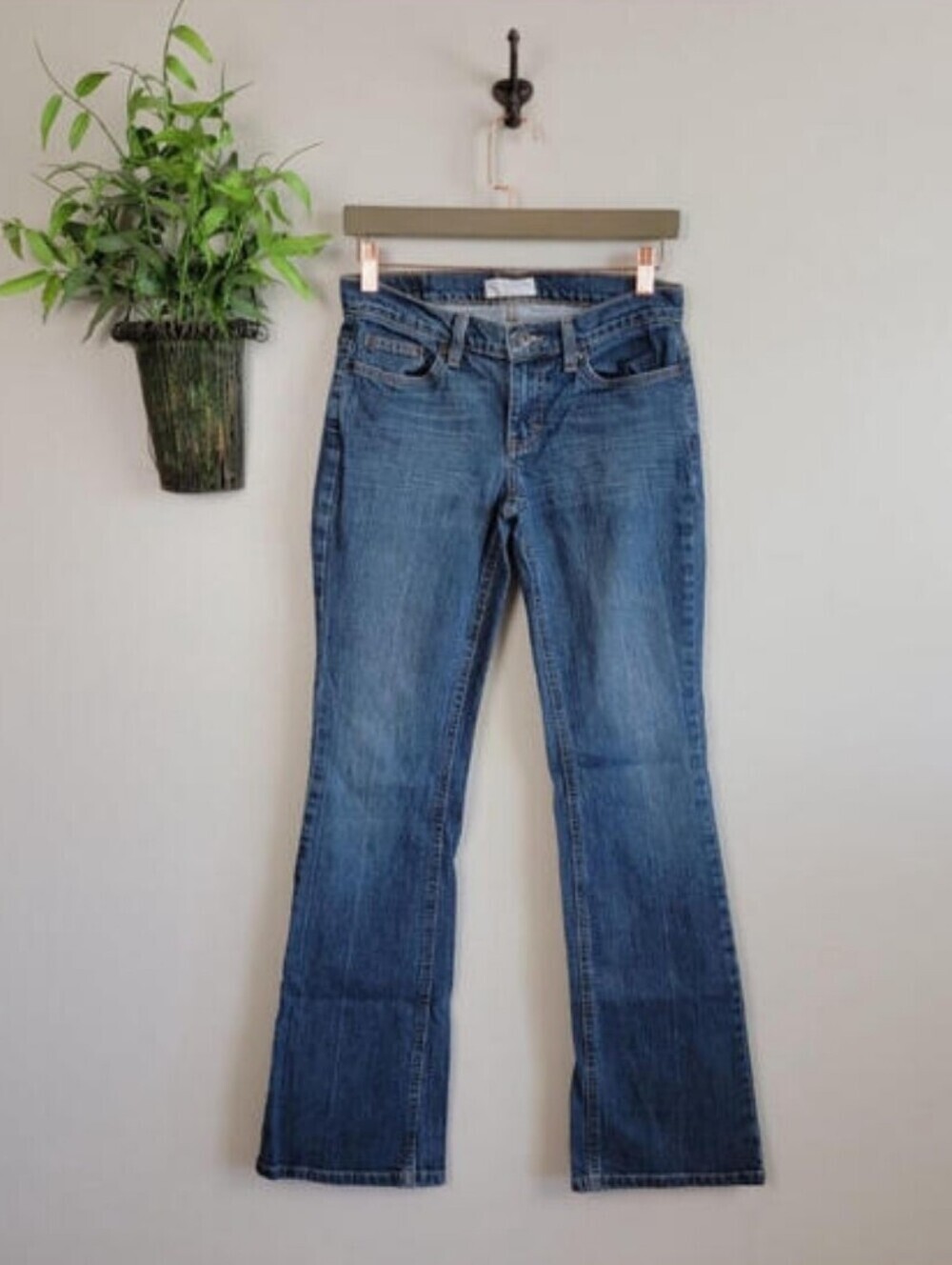 AE 2 American Eagle Original Boot Bootcut 90s Jeans Dark Wash Low Rise